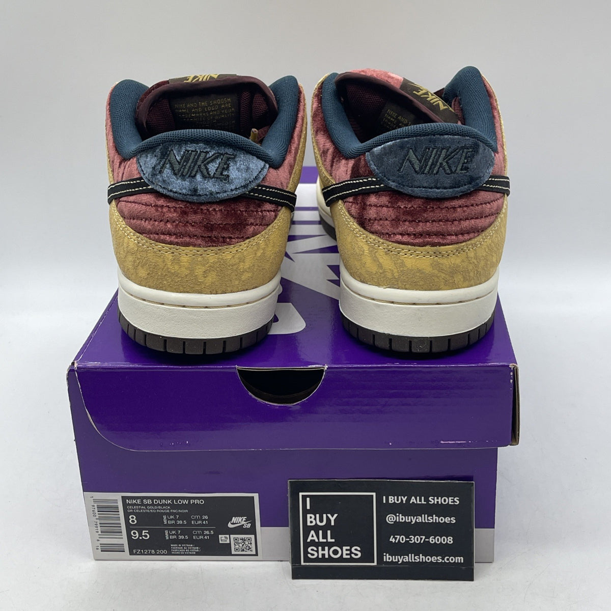Size 8 - Nike Dunk SB Low City of Cinema (FZ1278-200)
