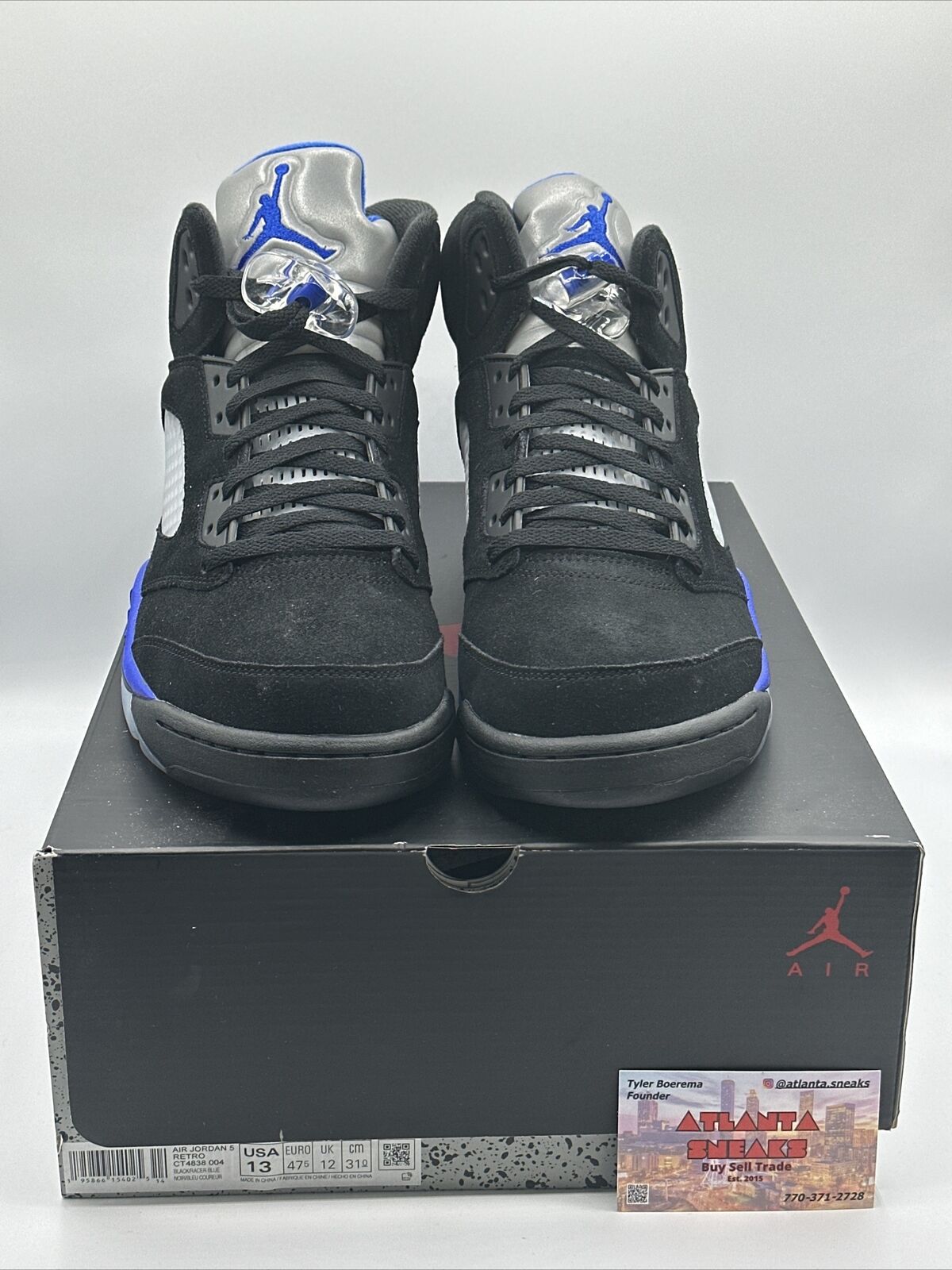 Size 13 - Jordan 5 Retro Racer Blue 2022