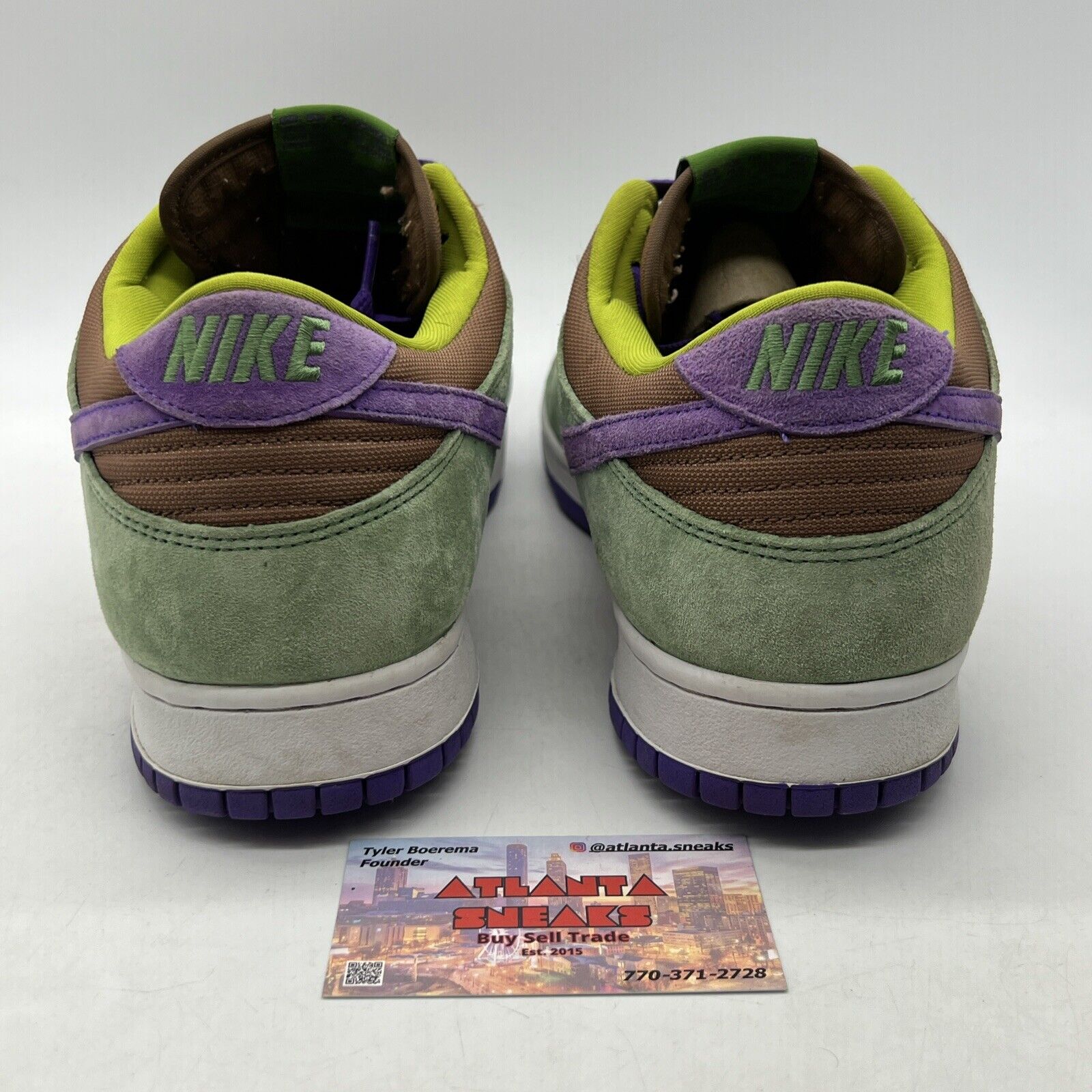 Size 14 - Nike Dunk SP Retro 2020 Low Veneer Purple Brown Green Suede DA1469-200