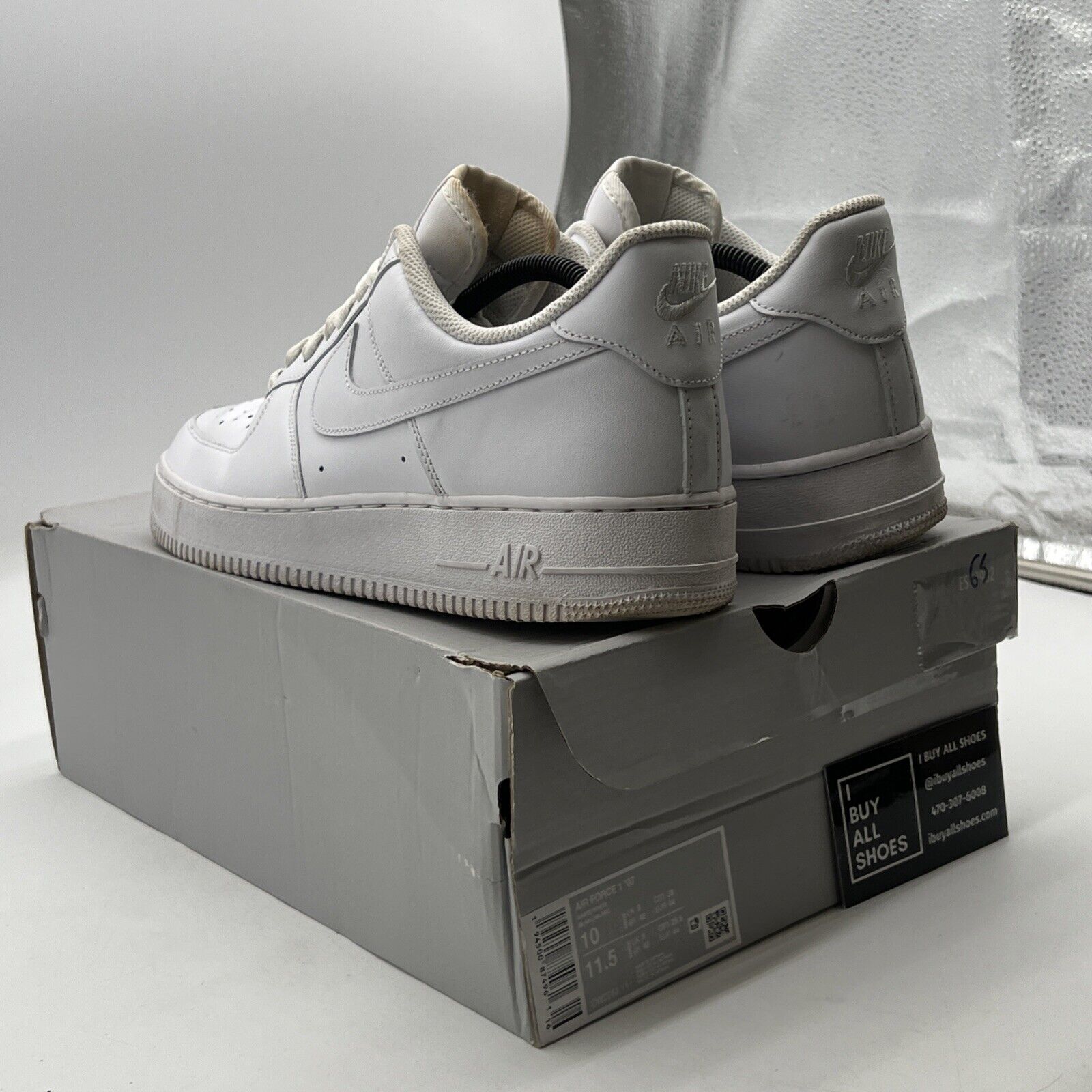 Size 10 - Nike Air Force 1 '07 Low Triple White (CW2288-111)