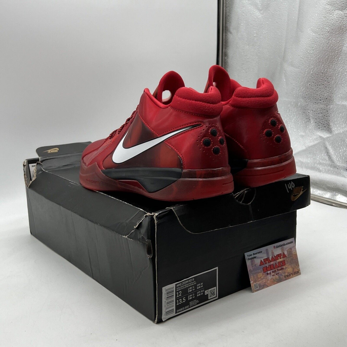 Size 12 - Nike KD 3 Red (DV0835-600)