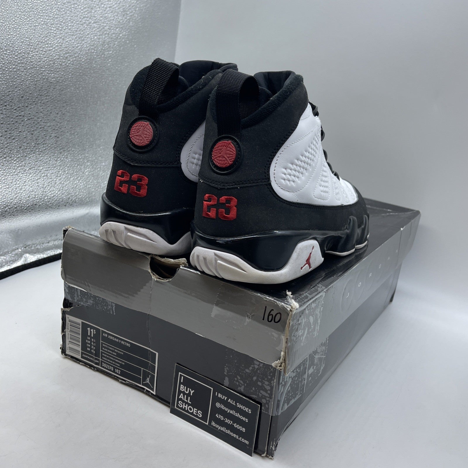 Size 11.5 - Air Jordan 9 Retro 2010 Release (302370-102)