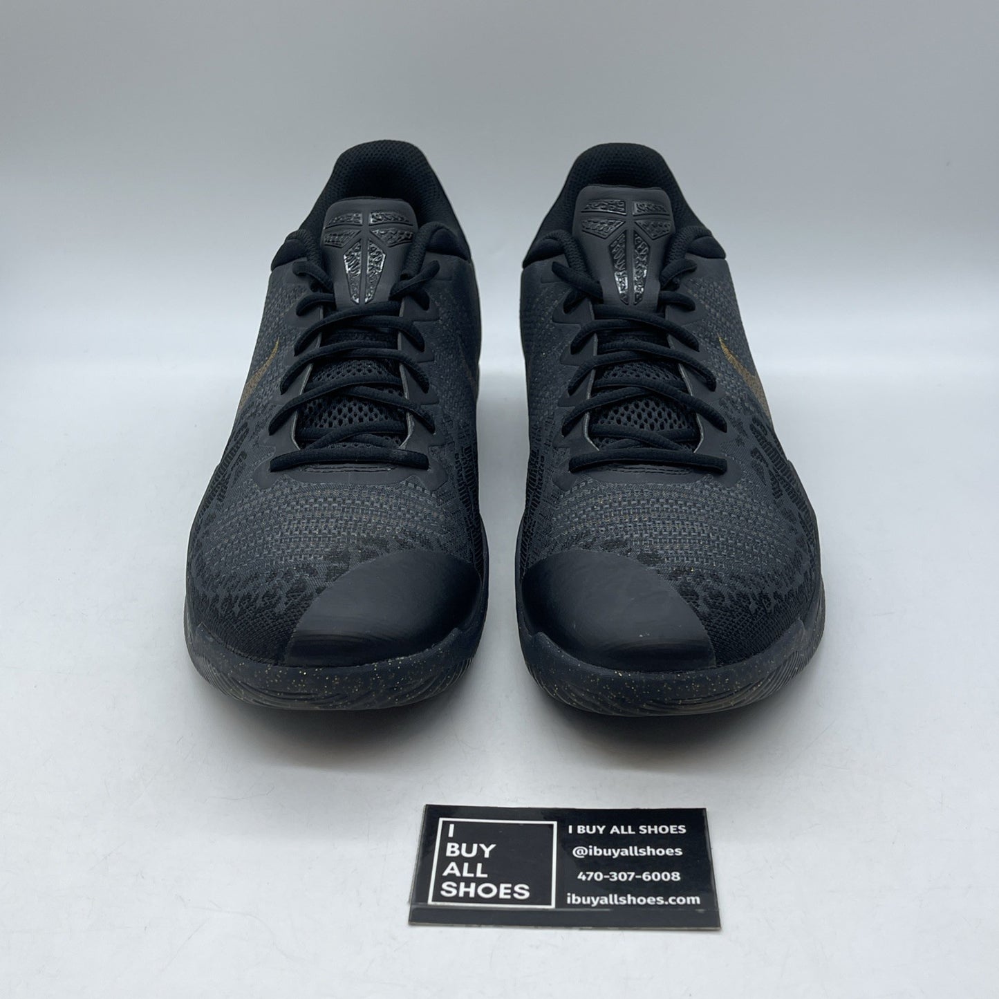 Size 14 - Nike Mamba Rage Gold Stars Black Suede Leather (908972-099)