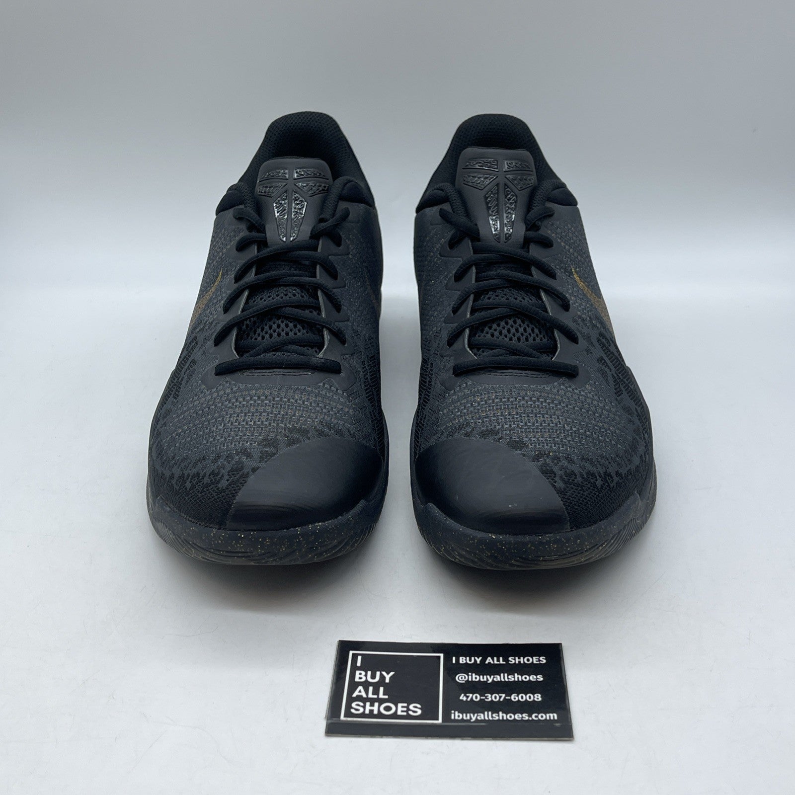 Size 14 - Nike Mamba Rage Gold Stars Black Suede Leather (908972-099)