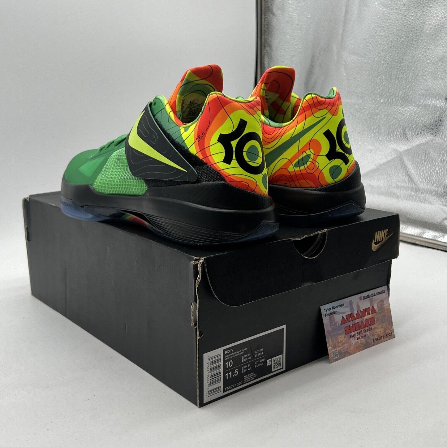 Size 10 - Nike Zoom KD 4 2024 Weatherman (FN6247-300)