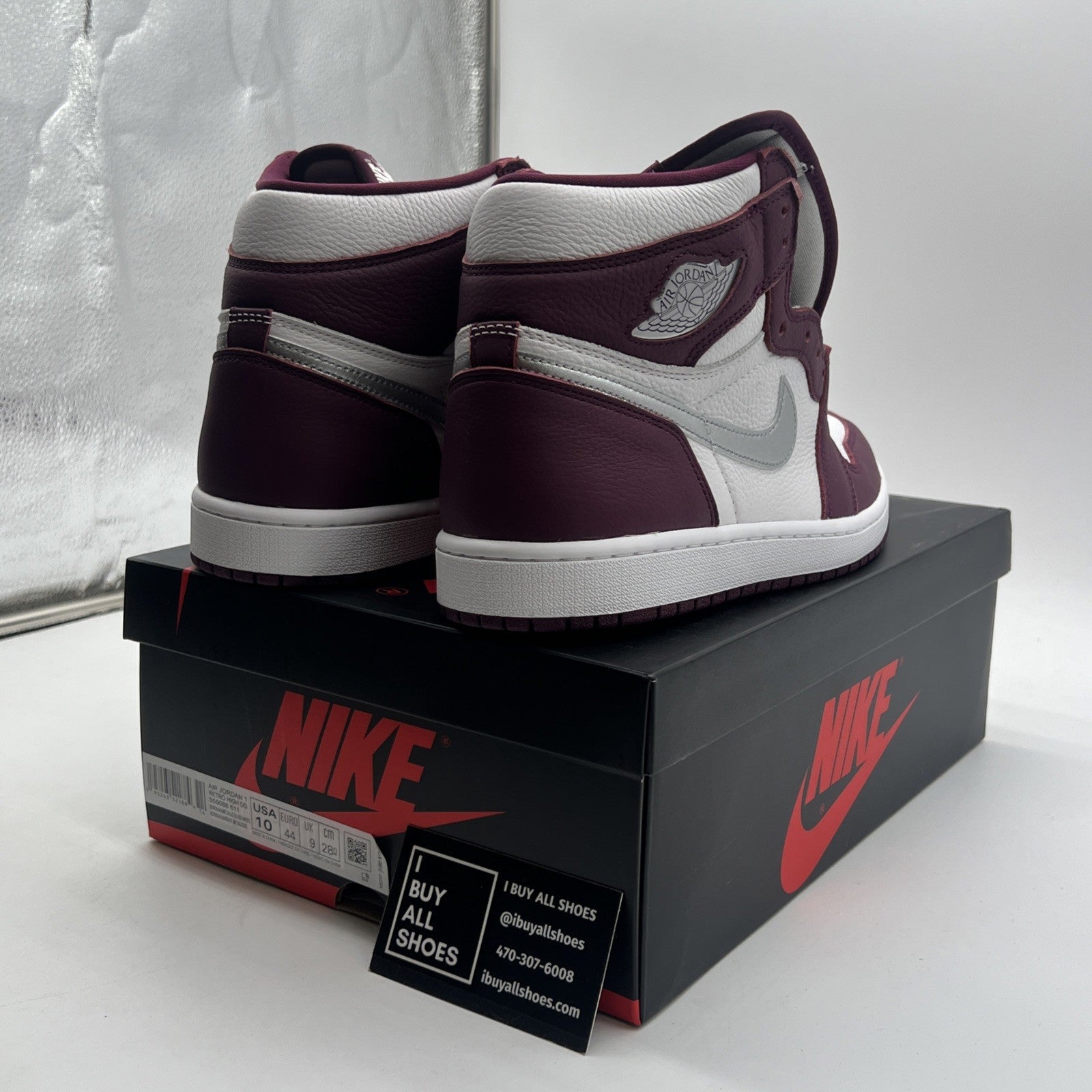 Size 10 - Air Jordan 1 Retro High OG Bordeaux (555088-611)