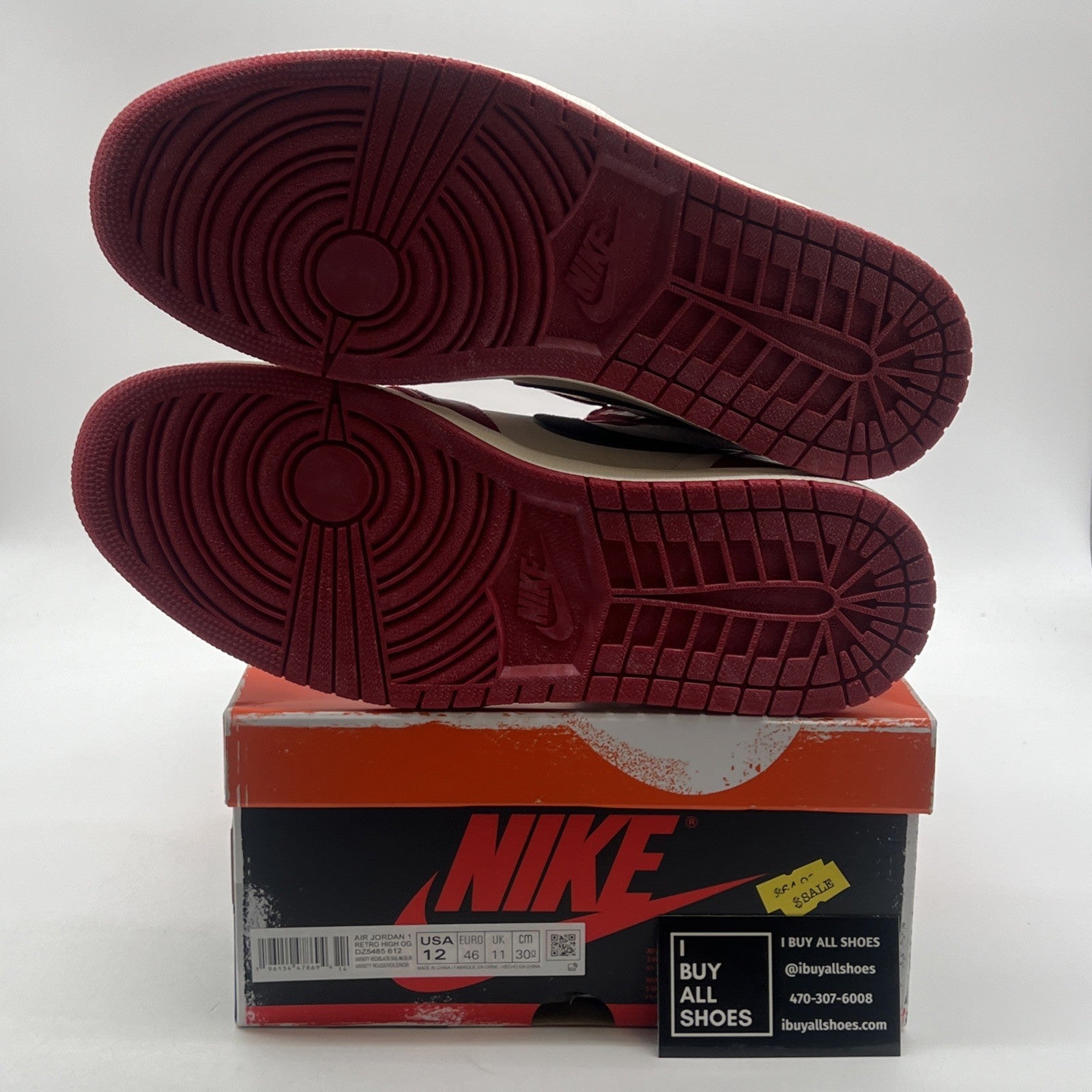 Size 12 - Air Jordan 1 Retro High  Chicago Reimagined Lost & Found (DZ5485-612)