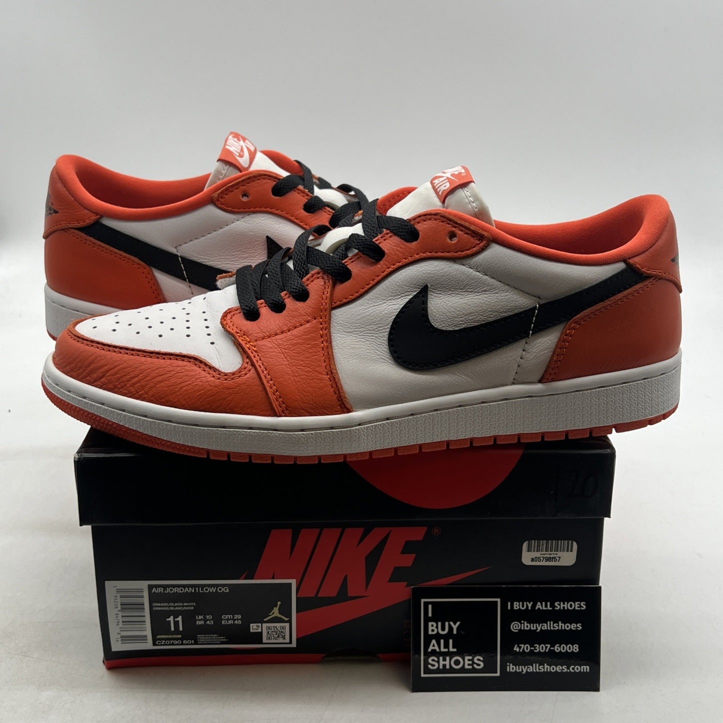 Size 11 - Air Jordan 1 Low OG Shattered Backboard Starfish (CZ0790-801)