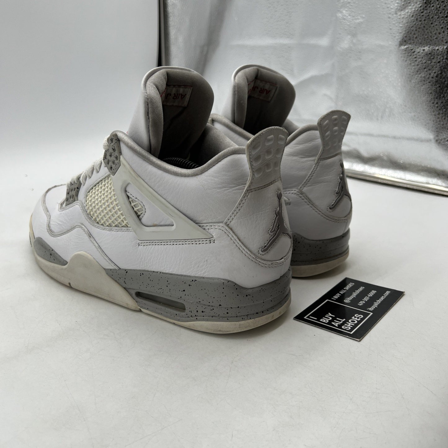 Size 10 - Air Jordan 4 Retro Mid White Oreo (CT8527-100)