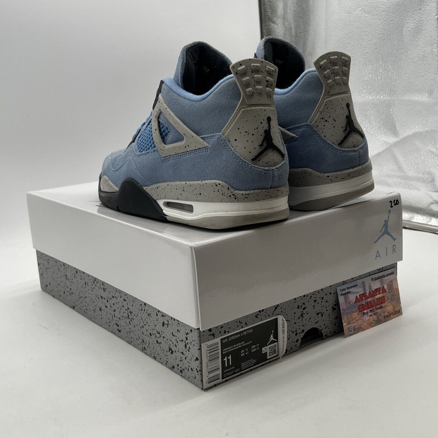 Size 11 - Air Jordan 4 Retro Mid University Blue (CT8527-400)