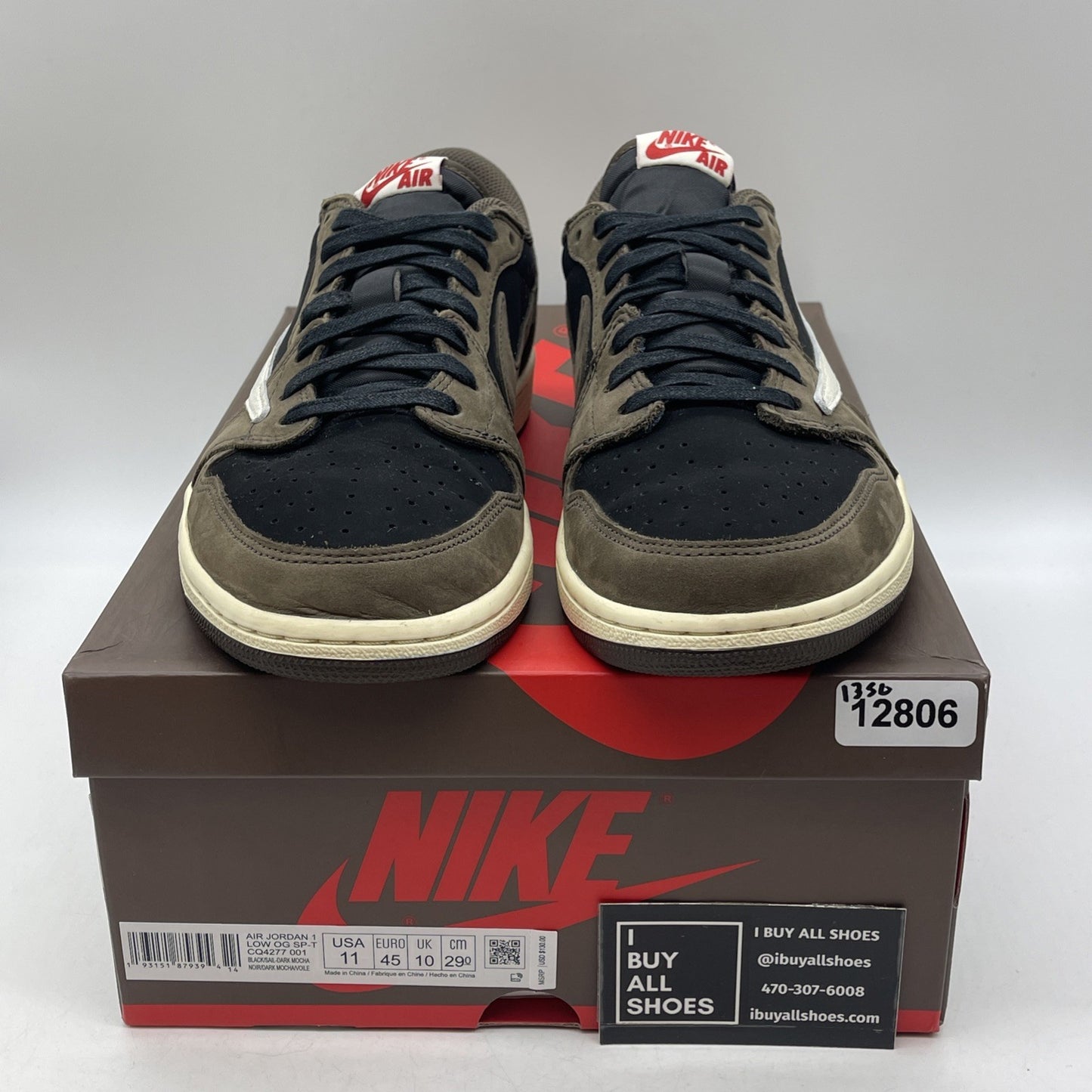 Size 11 - Air Jordan 1 x Travis Scott Low Mocha (CQ4277-001)