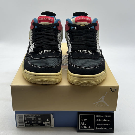Size 7 - Air Jordan 4 Retro x Union LA Mid Off Noir (DC9533-001)