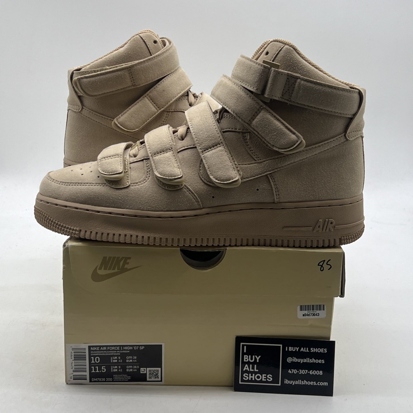Size 10 - Nike Billie Eilish x Air Force 1 '07 SP High Mushroom (DM7926-200)