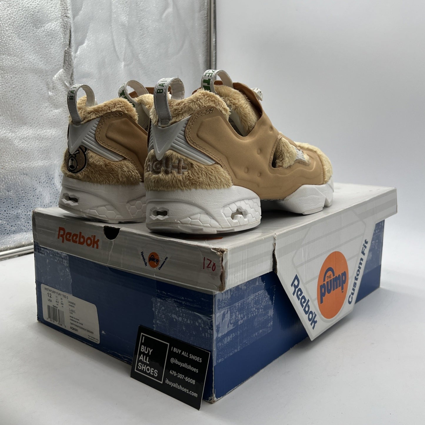 Size 12 - Reebok Ted 2 x Bait x InstaPump Fury Angry Ted (AQ9351)