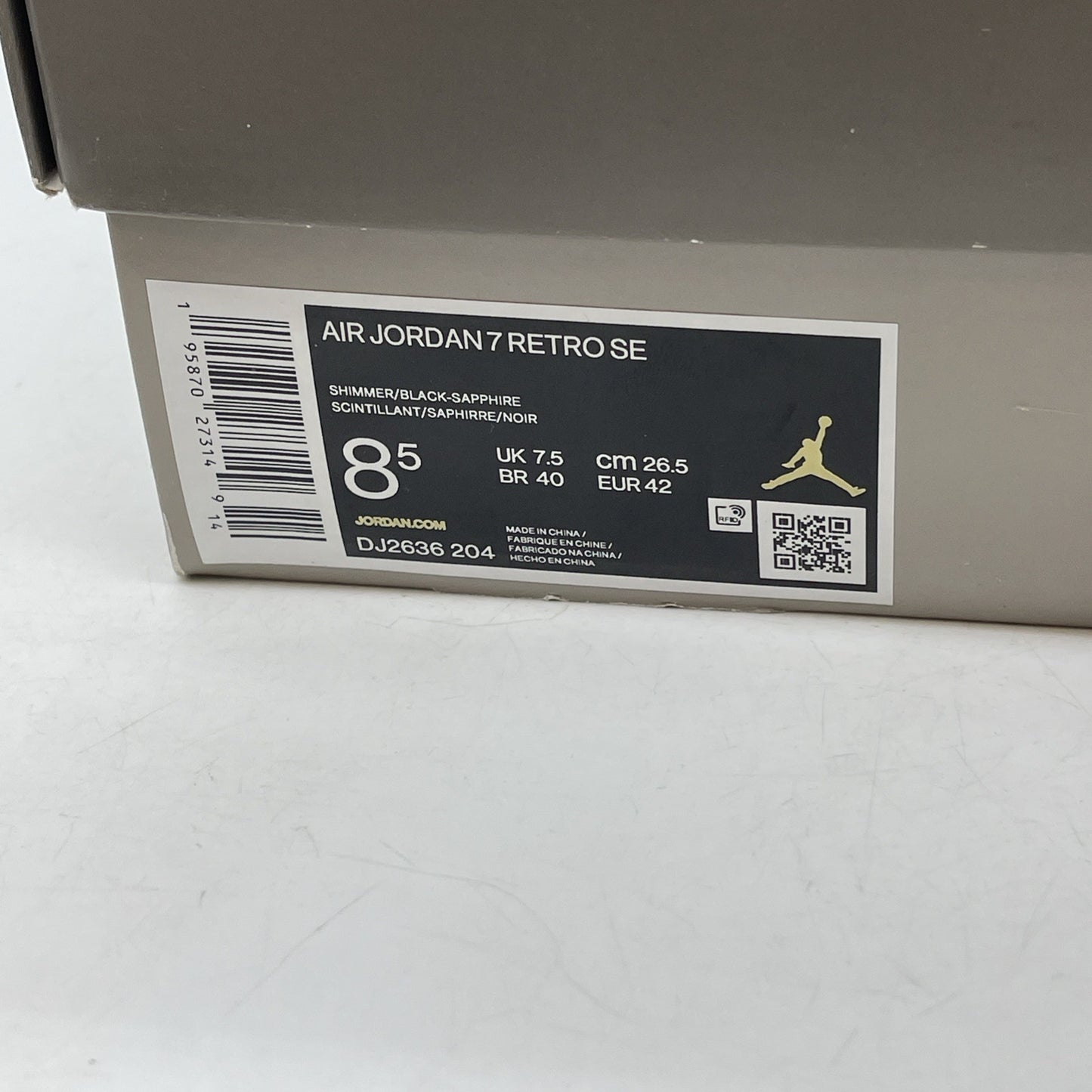 Size 8.5 - Air Jordan 7 Retro SE Sapphire Pink Purple Suede (DJ2636-204)