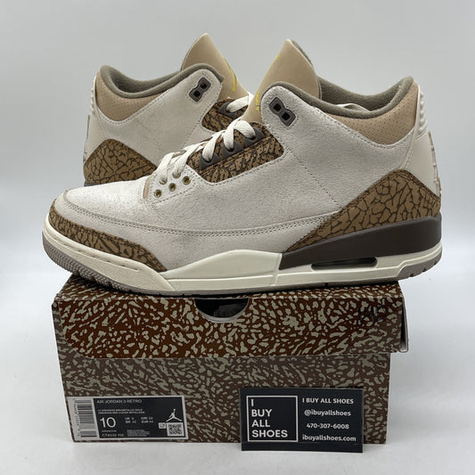 Size 10 - Jordan 3 Retro Low Palomino Brown Suede (CT9542-102)