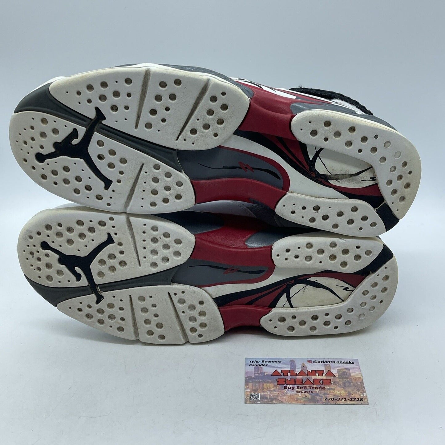 Size 11 - Air Jordan 8 Retro 2013 Bugs Bunny White Grey Suede (305381-103)