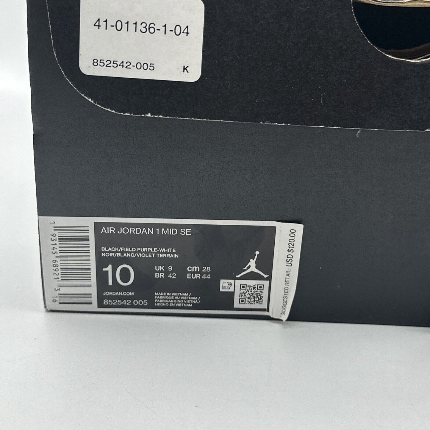 Size 10 - Jordan 1 Mid SE Rivals 2019