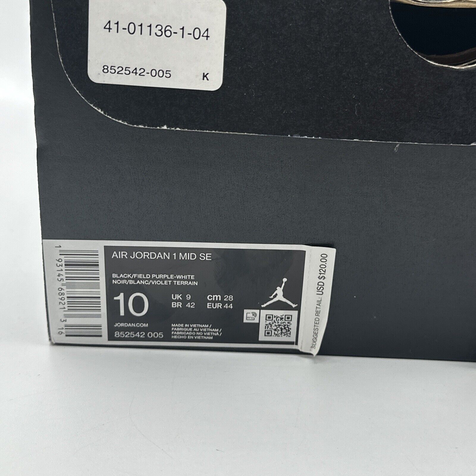 Size 10 - Jordan 1 Mid SE Rivals 2019