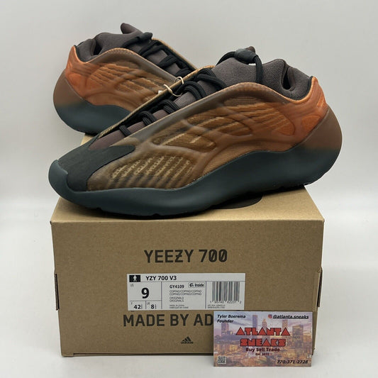 Size 9 - adidas Yeezy 700 V3 Copper Fade Brand New Og All Brown DS Sneakers