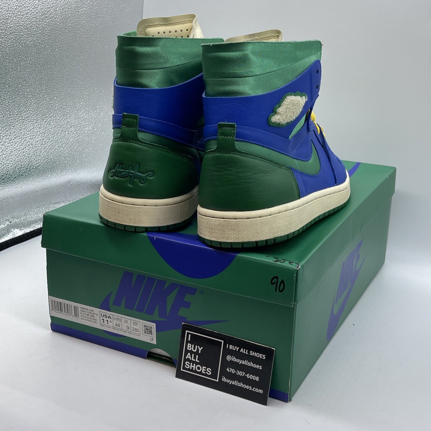Size 11.5W - Aleali May x Air Jordan 1 Zoom Comfort High Califia (DJ1199-400)