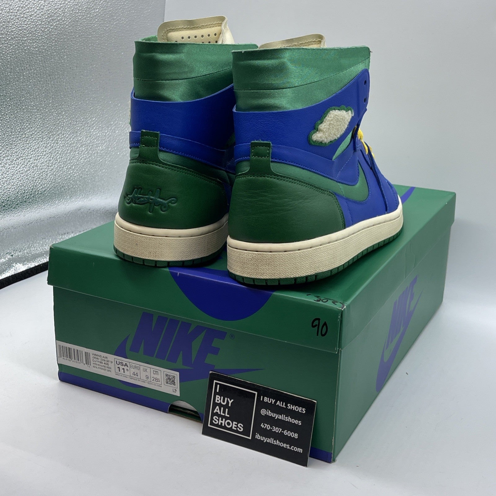 Size 11.5W - Aleali May x Air Jordan 1 Zoom Comfort High Califia (DJ1199-400)