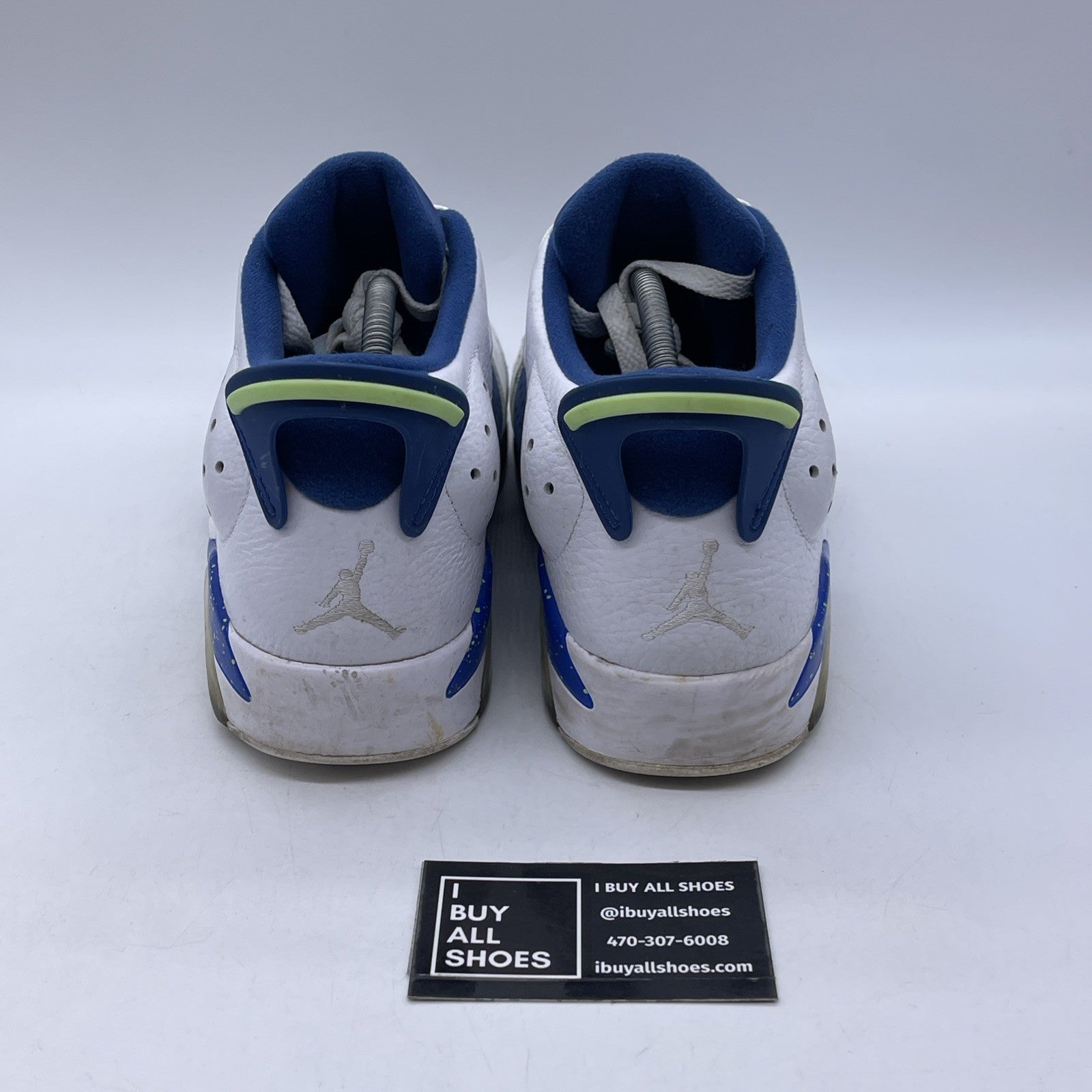 Size 10 - Air Jordan 6 Low Ghost Green (304401-106)