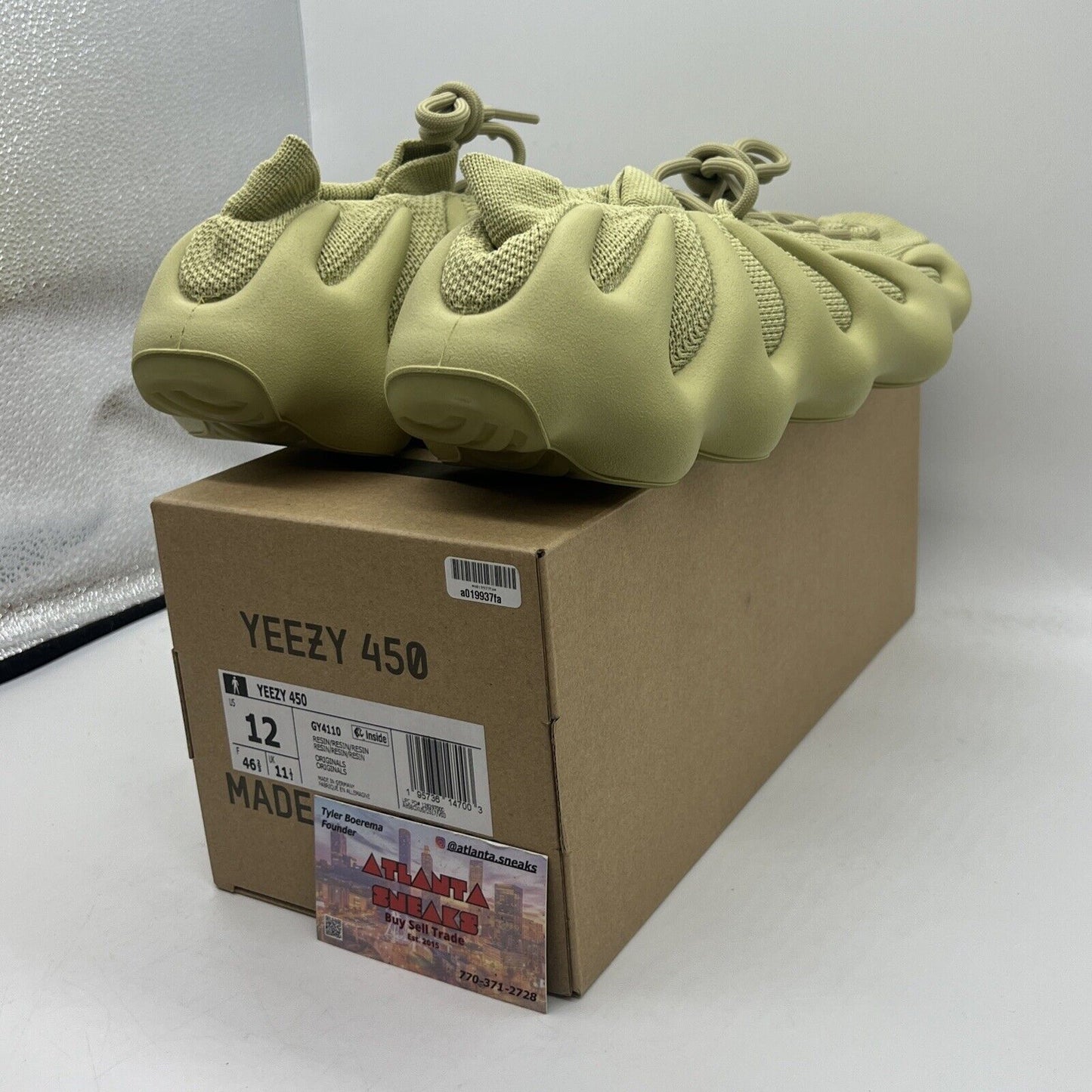 Size 12 - adidas Yeezy 450 Resin Brand New Og All