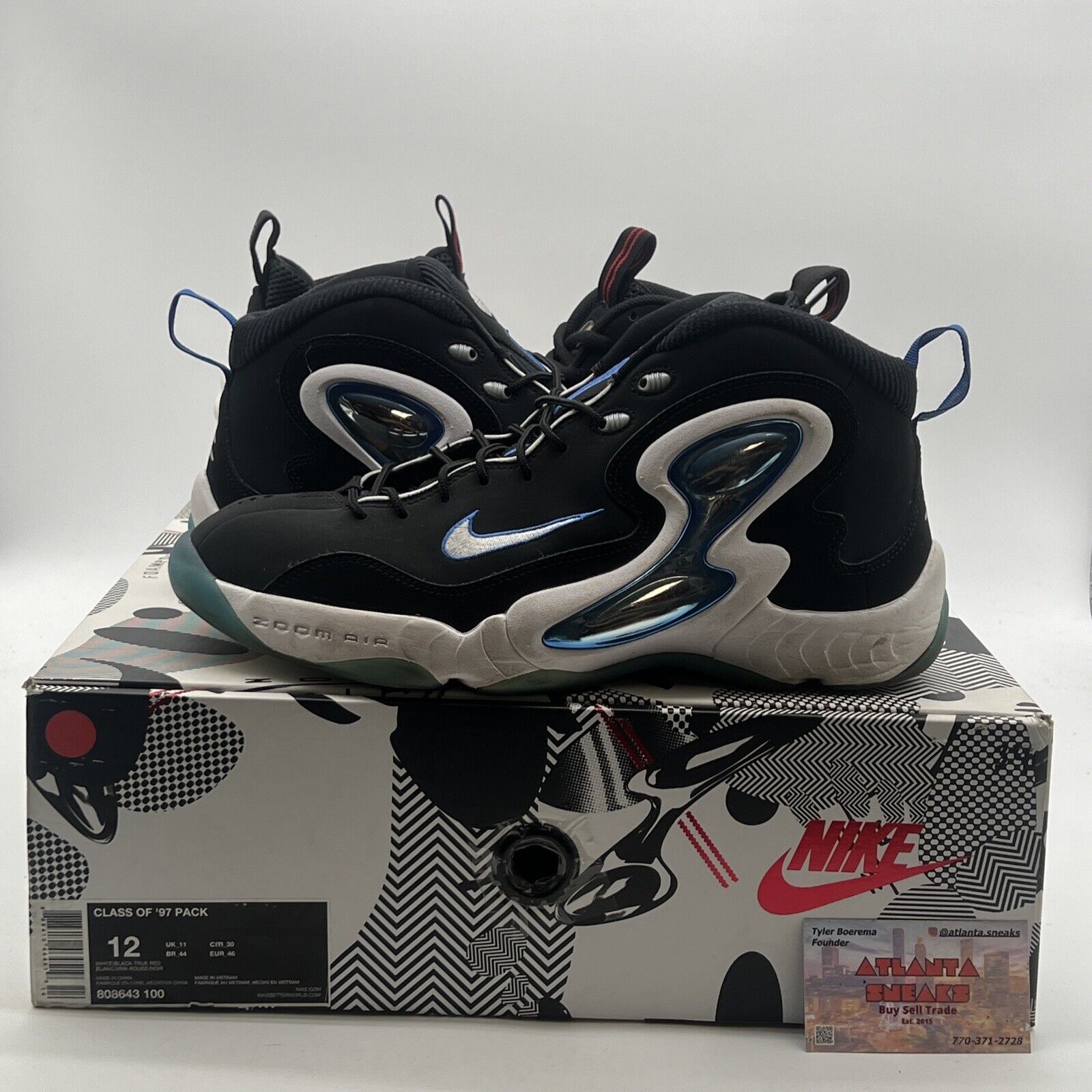 Size 12 - Nike Class of '97 Pack Multicolor (808643-100) (2 Pairs)