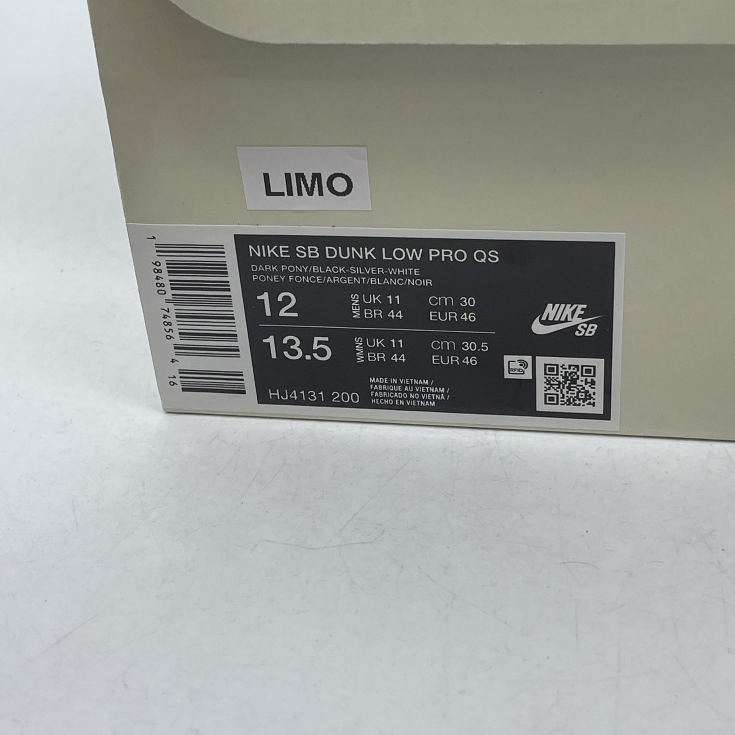 Size 12 - Limosine Skateboards x Nike Dunk SB Low Football (HJ4131-200)