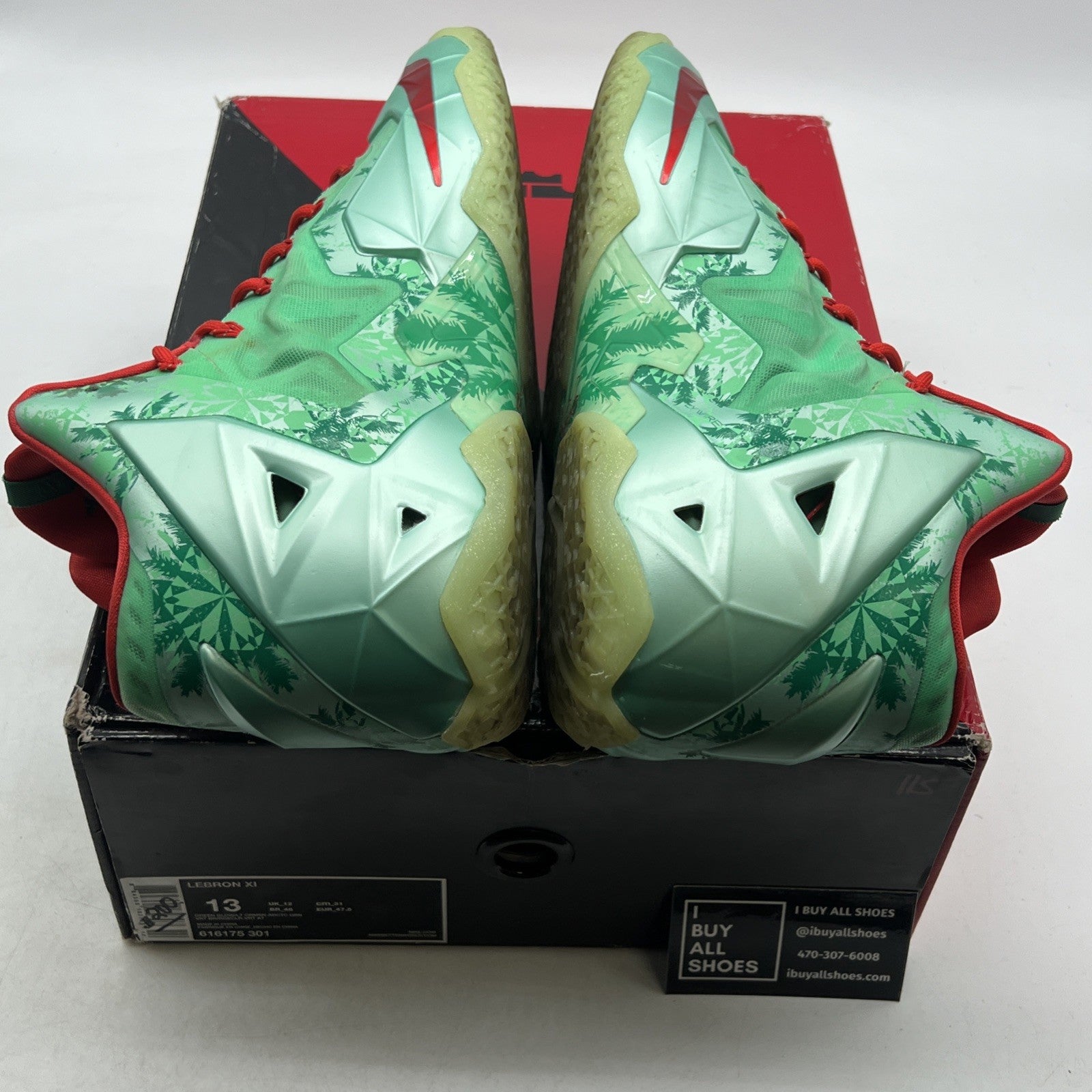 Size 13 - Nike LeBron 11 Christmas (616175-301)