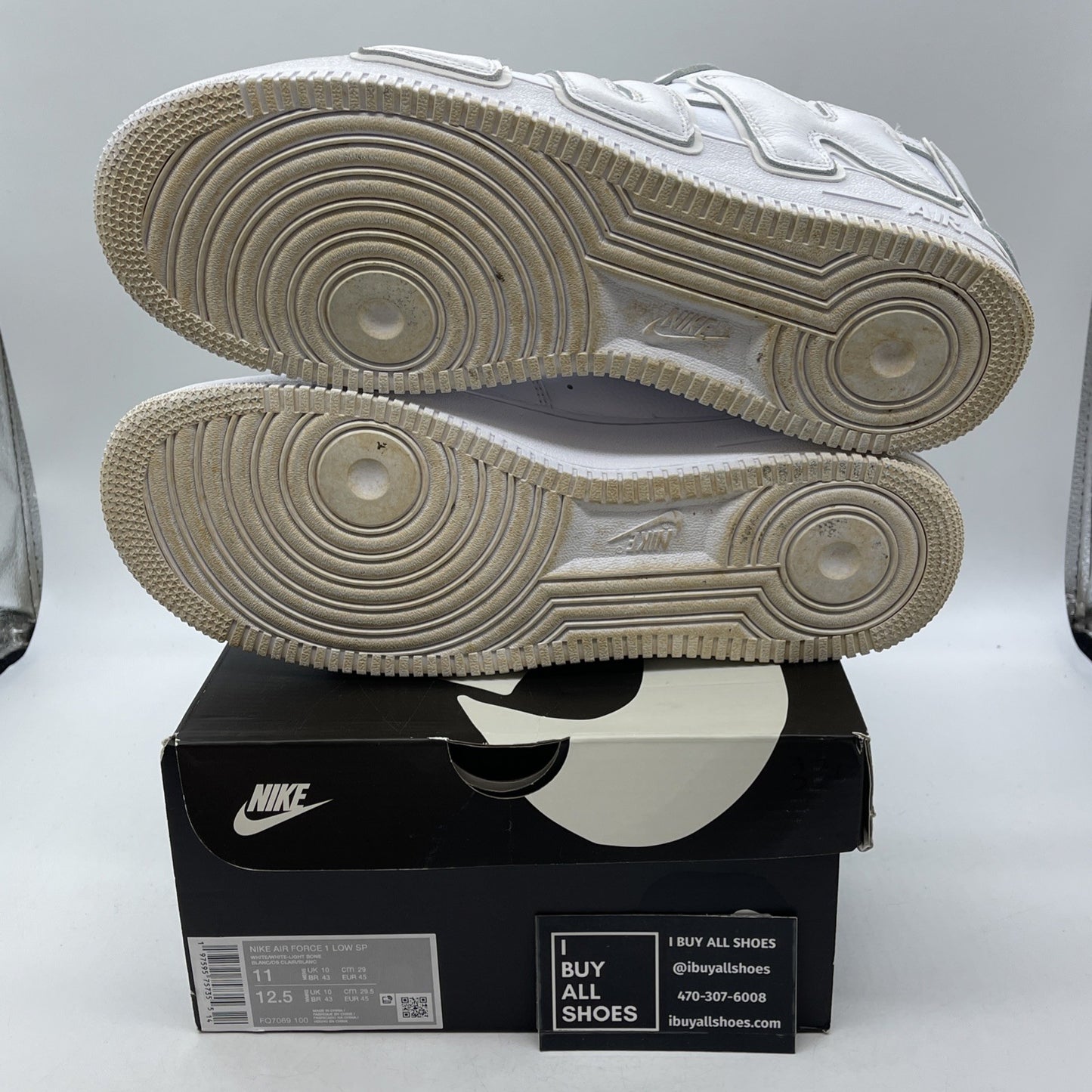 Size 11 - Nike Cactus Plant Flea Market x Air Force 1 Premium 2024 Low White