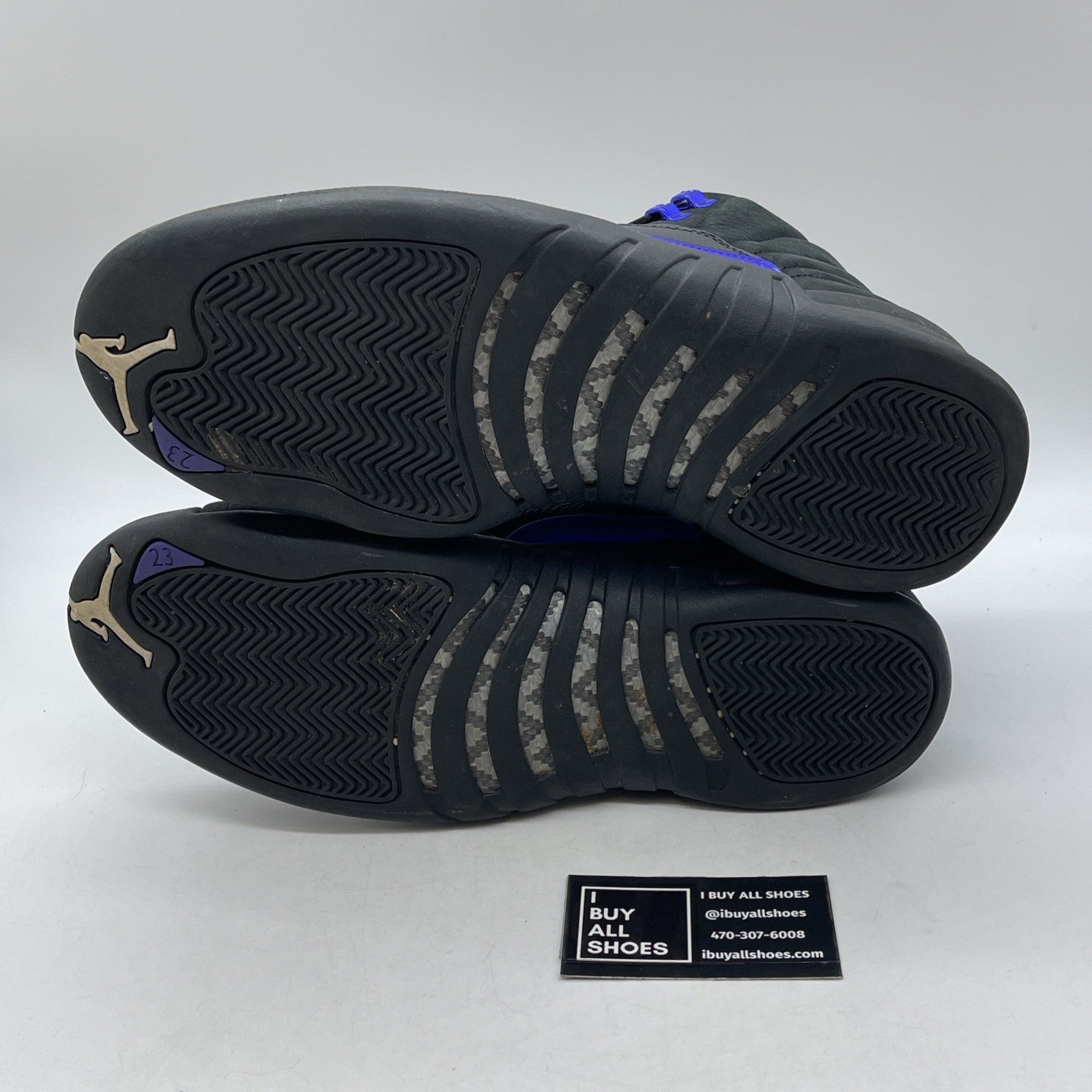 Size 11.5 - Air Jordan 12 Retro Dark Concord Black Suede Leather (CT8013-005)