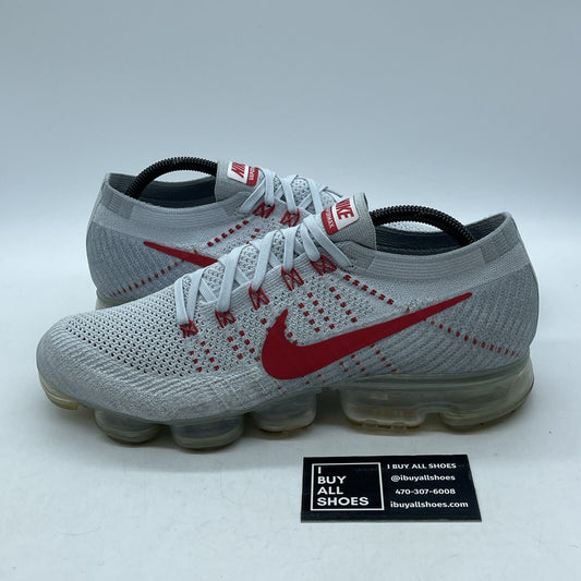 Size 11 - Nike Air VaporMax OG Grey Red White Suede (849558-006)