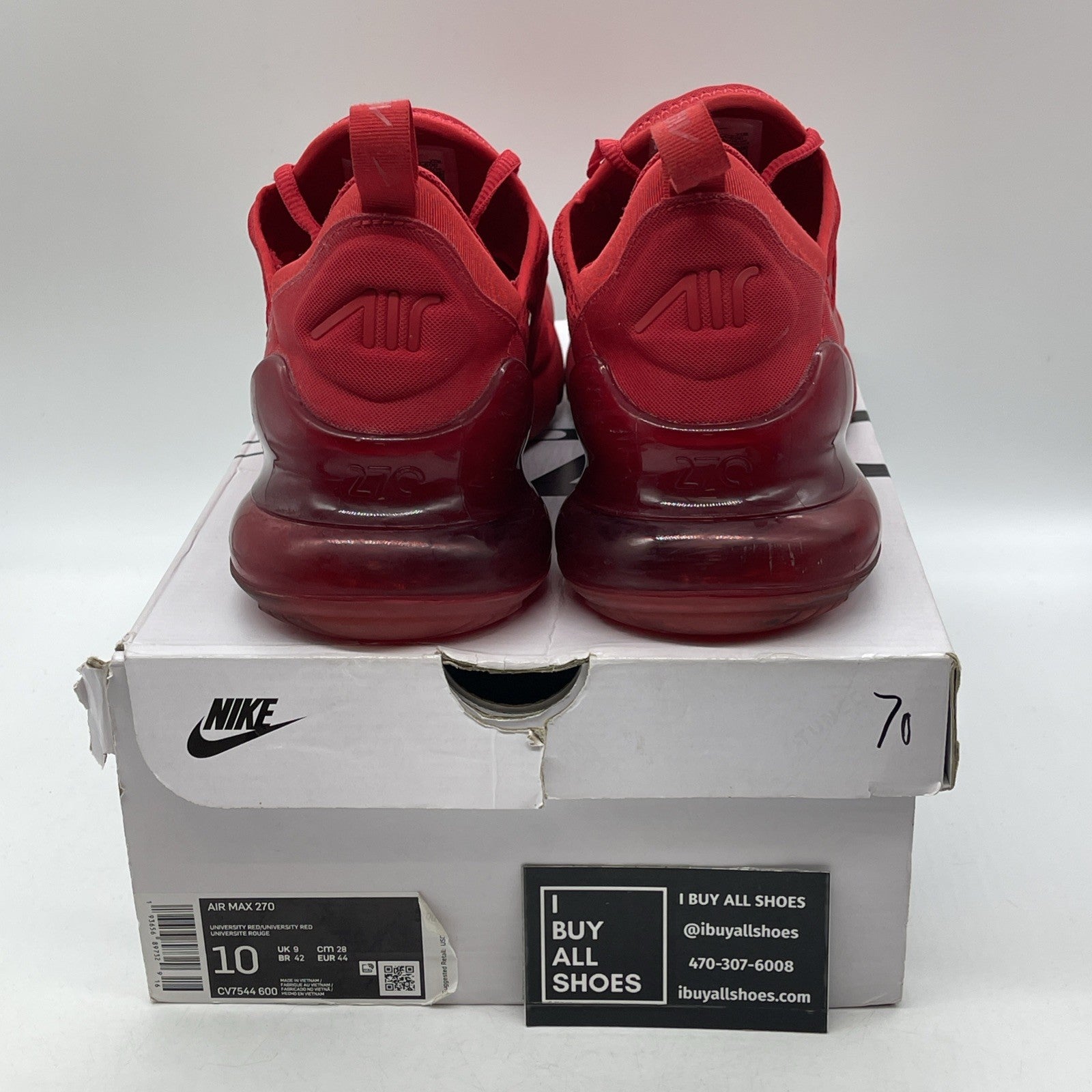 Size 10 - Nike Air Max 270 University Red (CV7544-600)