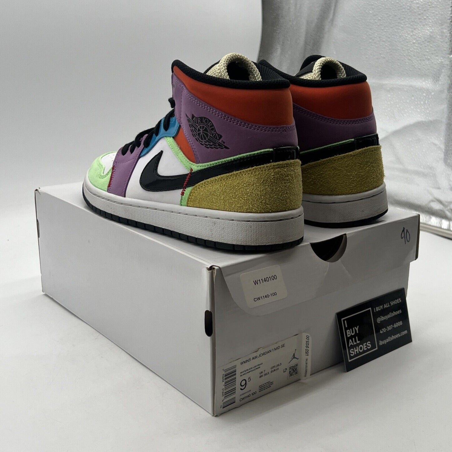 Size 9.5 - Air Jordan 1 SE Mid Lightbulb W (CW1140-100)