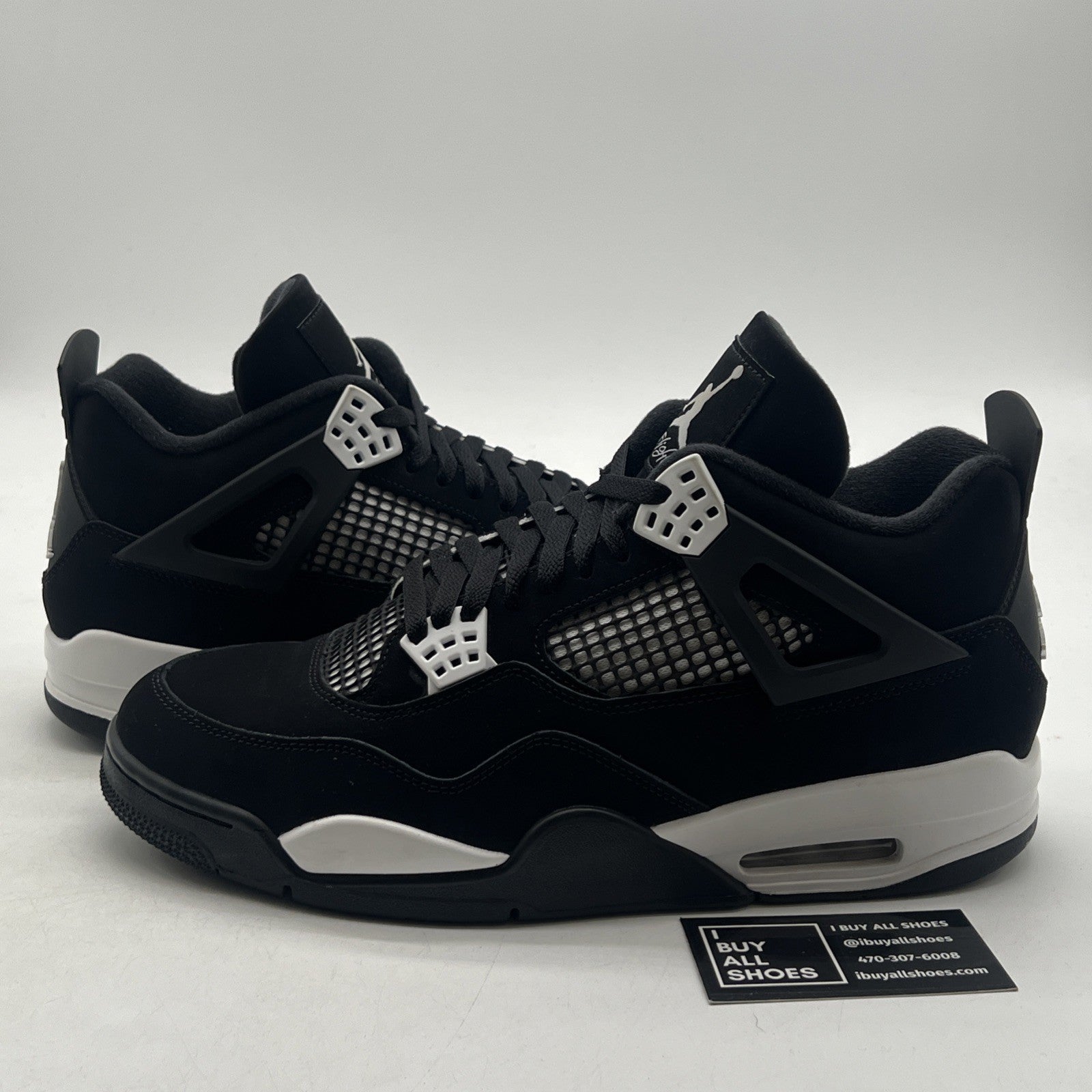 Size 12 - Air Jordan 4 Retro White Thunder (FQ8138-001)