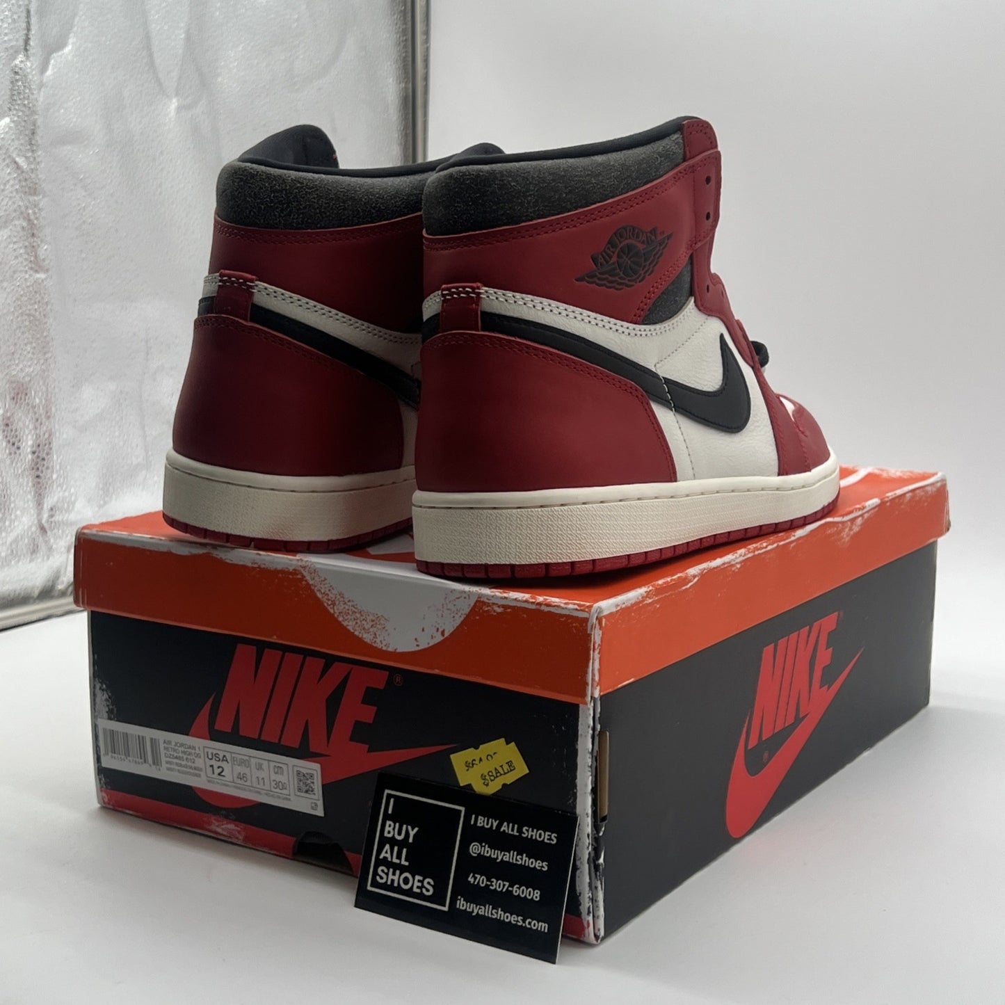 Size 12 - Air Jordan 1 Retro High  Chicago Reimagined Lost & Found (DZ5485-612)