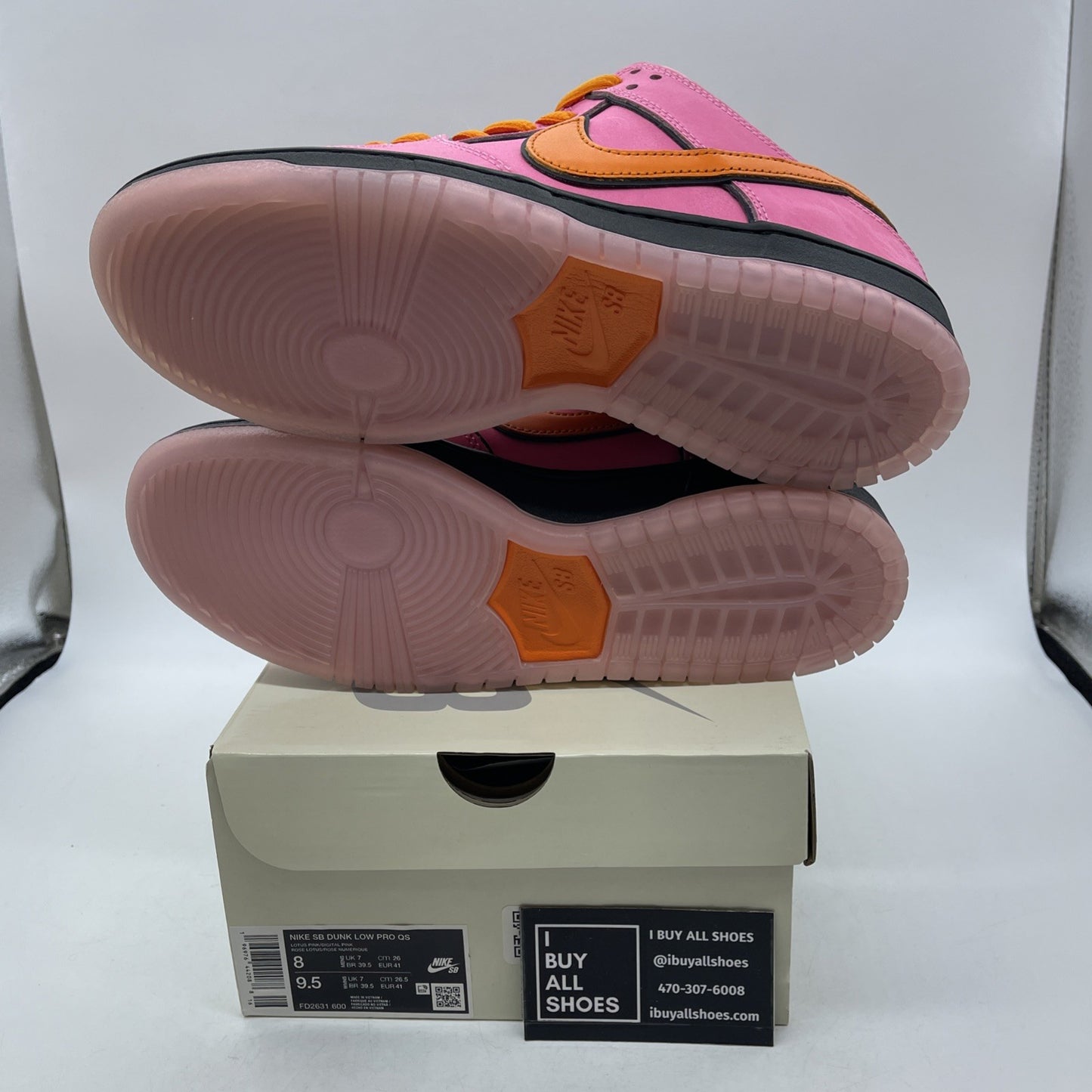 Size 8 - Nike The Powerpuff Girls x Dunk Pro SB QS Low Blossom (FD2631-600)