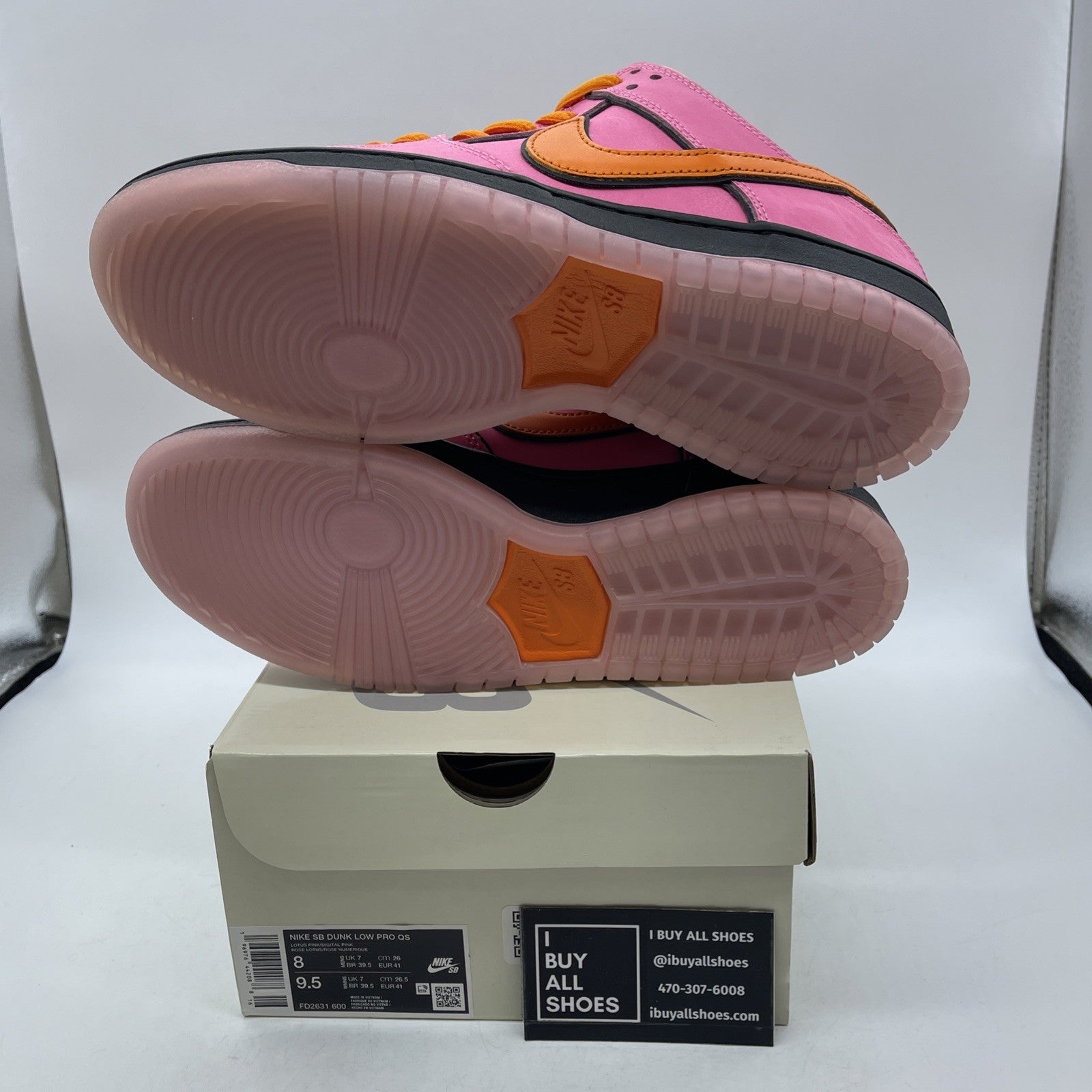 Size 8 - Nike The Powerpuff Girls x Dunk Pro SB QS Low Blossom (FD2631-600)