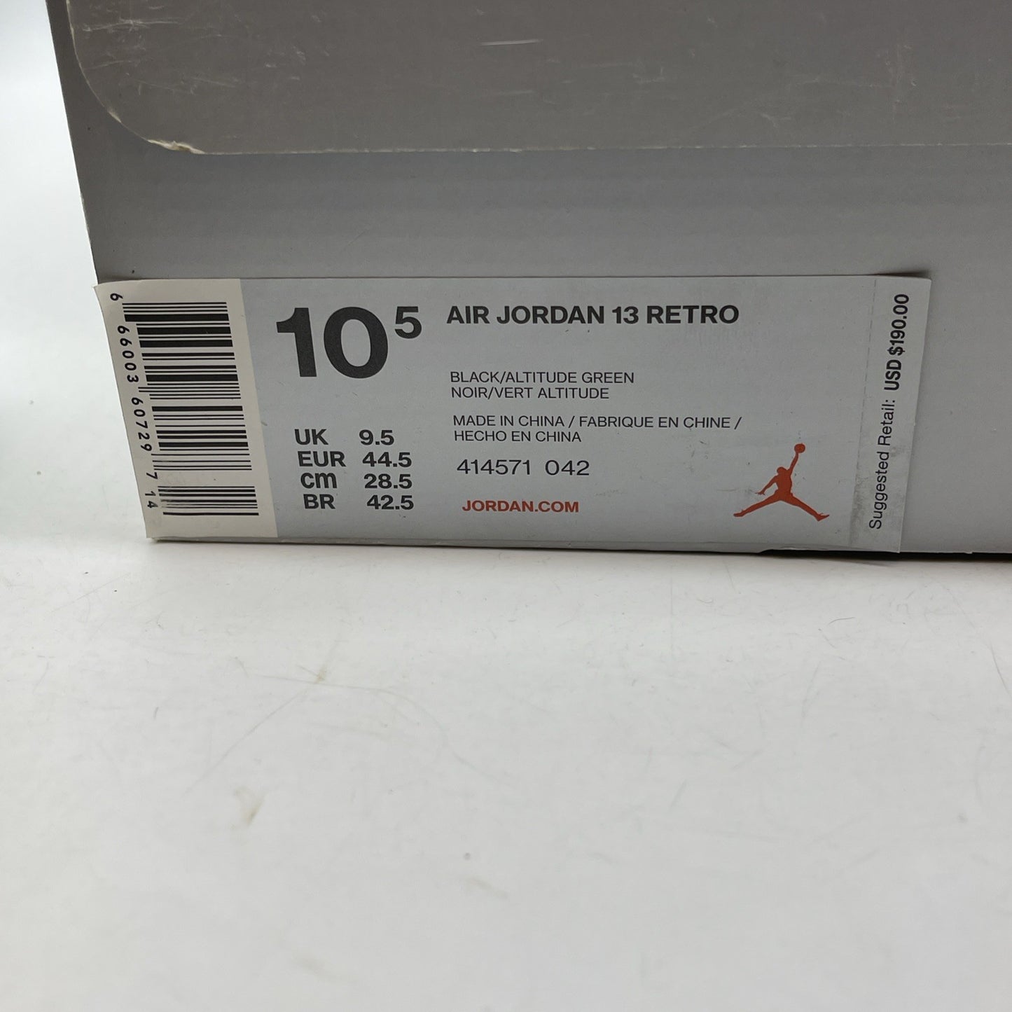 Size 10.5 - Air Jordan 13 Retro 2017 Altitude Black Leather (414571-042)