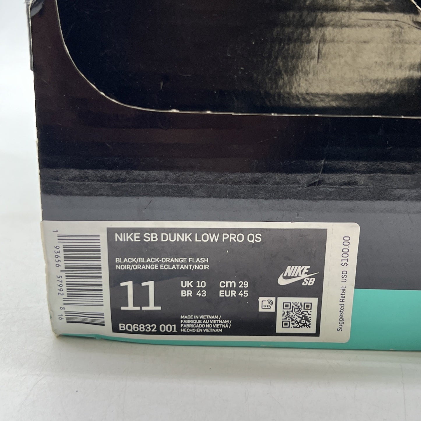 Size 11 - Nike Dunk SB Low Tie-Dye Raygun - Black (BQ6832-001)