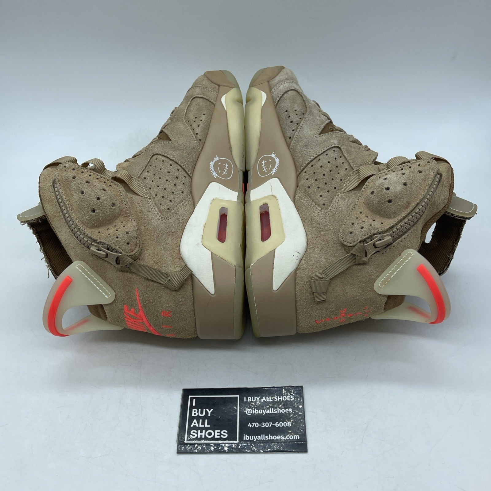 Size 9 - Air Jordan 6 Retro x Travis Scott Mid British Khaki (DH0690-200)