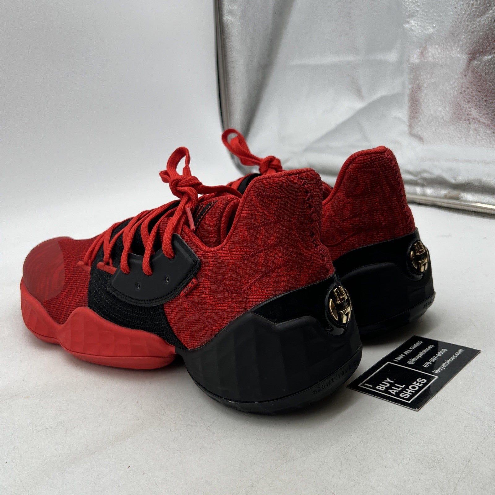 Size 14 - adidas Harden Vol. 4 Power Red (EF0999)