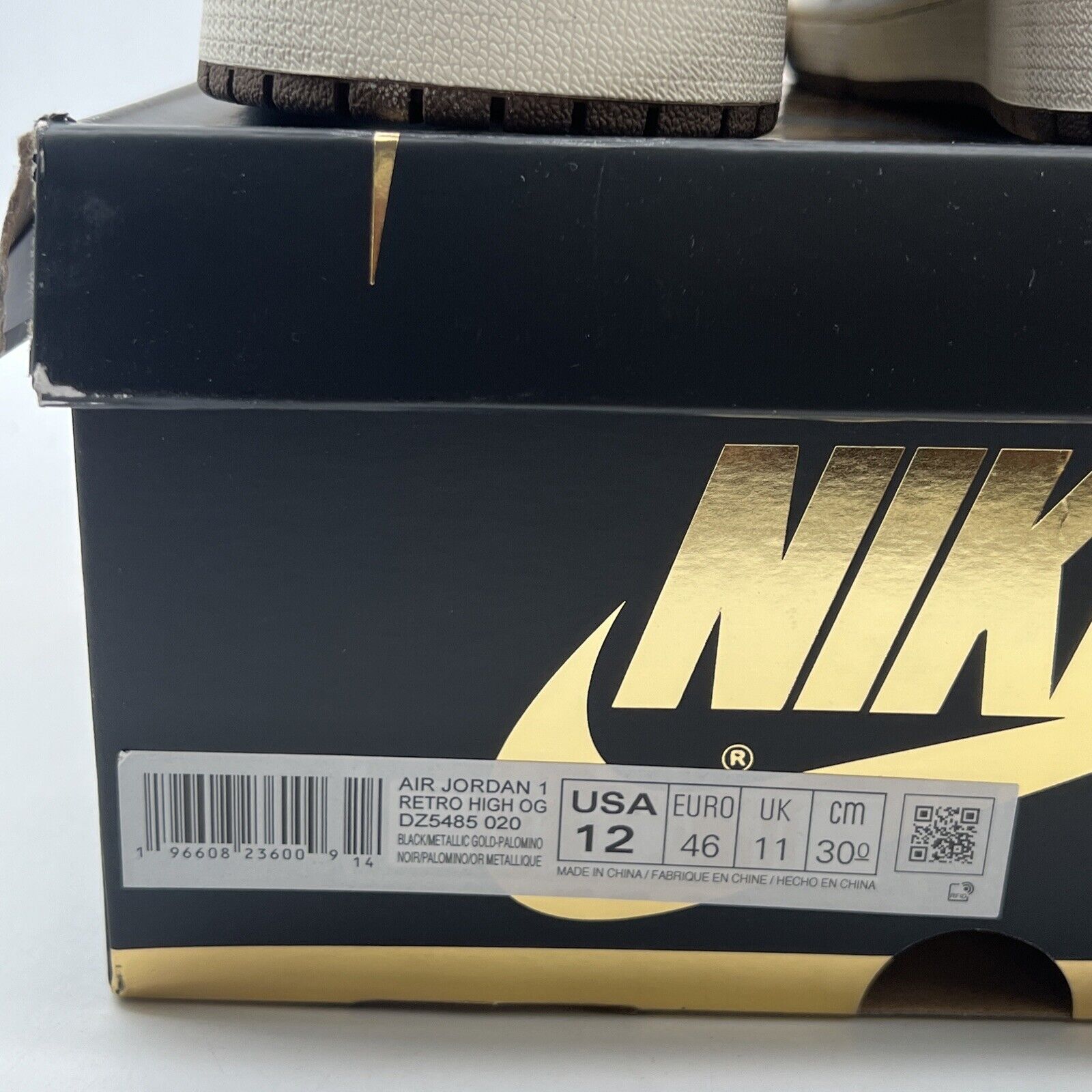 Size 12 - Air Jordan 1 Retro OG High Palomino (DZ5485-020)