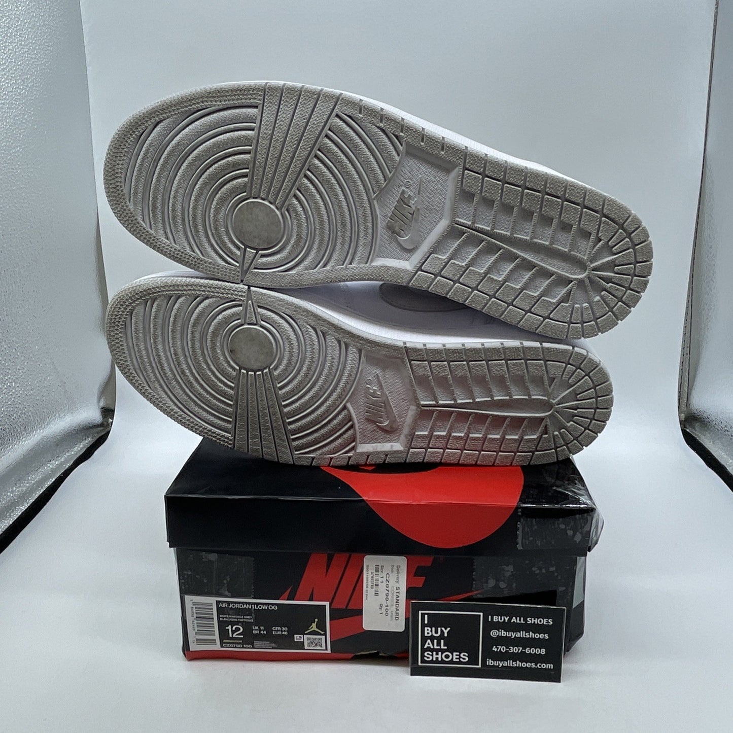 Size 12 - Air Jordan 1 Low OG Neutral Gray (CZ0790-100)