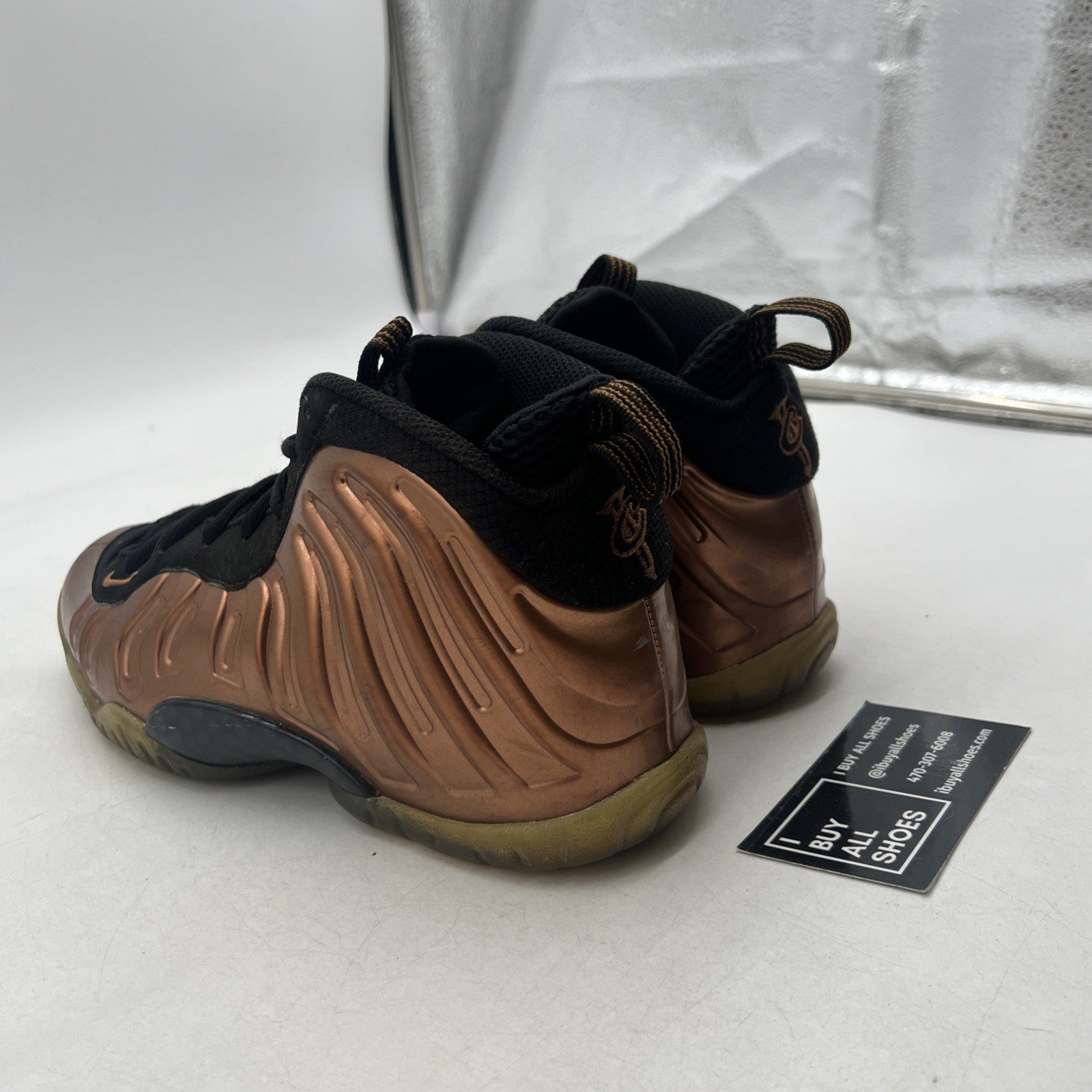 Size 6Y - Nike Little Posite One Mid Copper (644791-004)