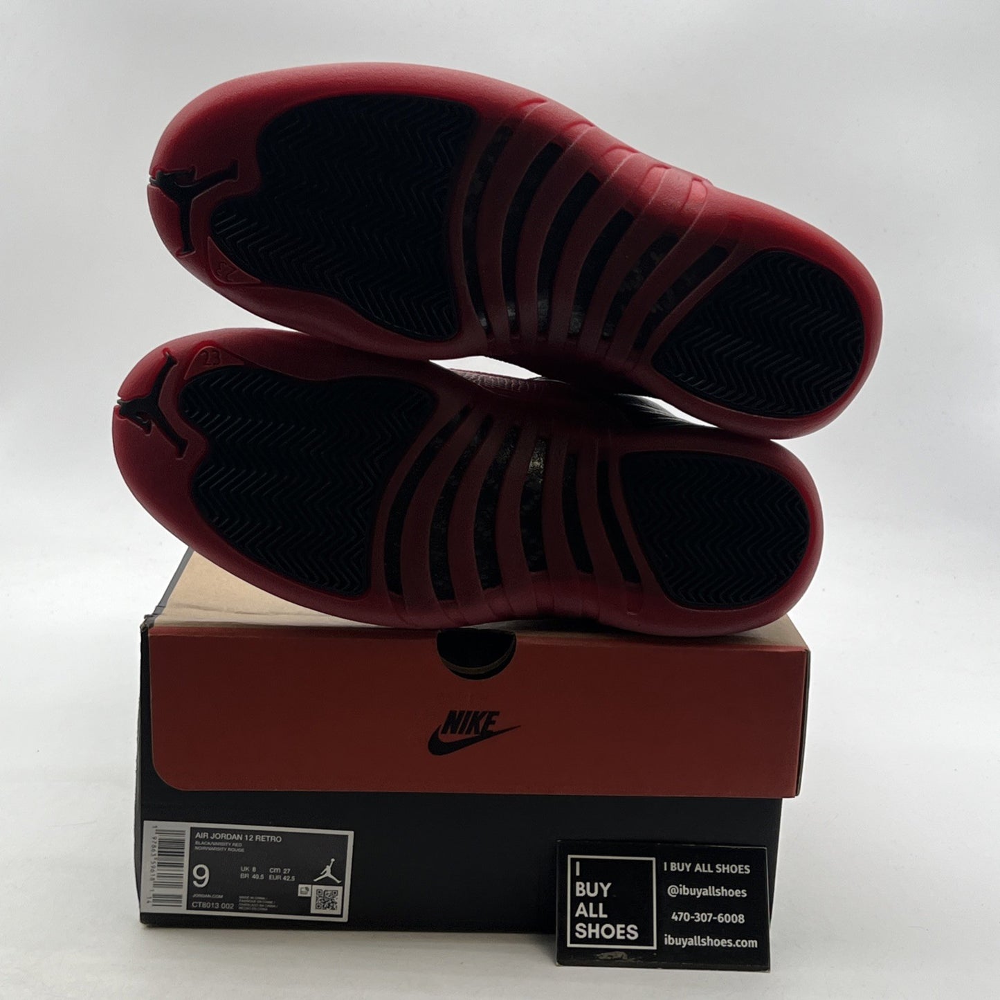 Size 9 - Air Jordan 12 Retro 2025 Flu Game (CT8013-002)