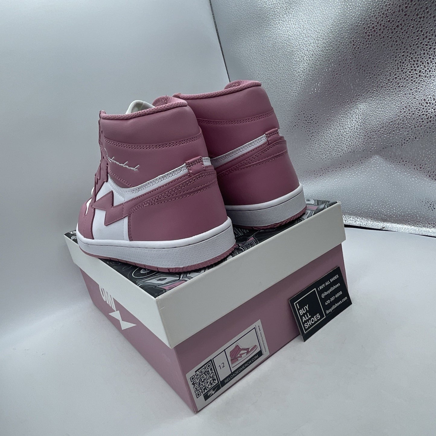 Size 12 - AIR KIY x REVES PARIS ‘85 HI BLUSH PINK