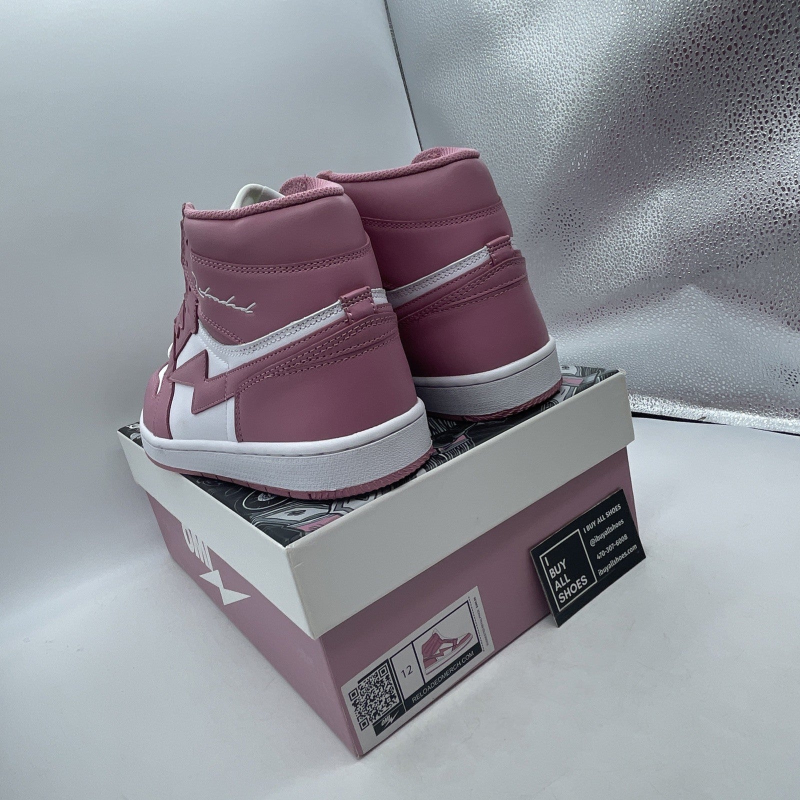 Size 12 - AIR KIY x REVES PARIS ‘85 HI BLUSH PINK
